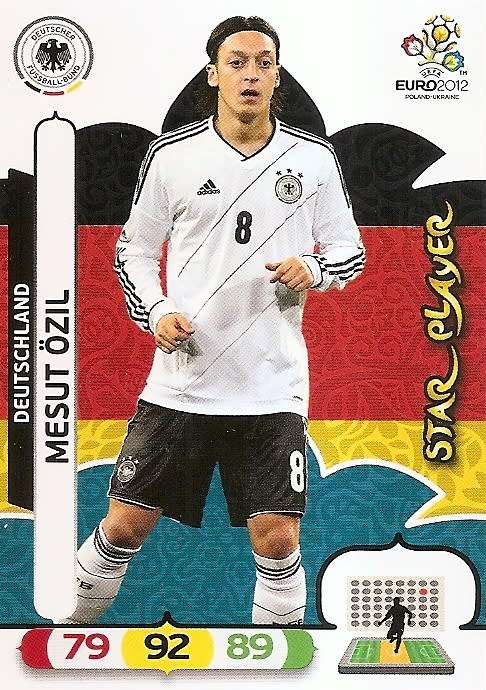 MESUT OZIL - PANINI  `ÜEFA EURO 2012` EDITION - `STAR PLAYER` TRADING CARD