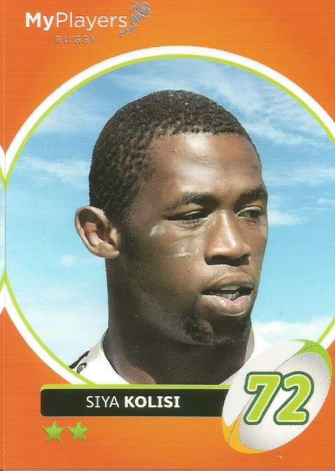 SIYA KOLISI - 2014 BIG BALL `HEROES COLLECTION` - `MY PLAYERS` BASE TRADING CARD 181