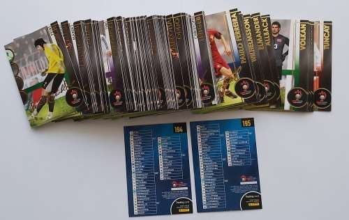 EURO 2008 PREMIUM - PANINI `UEFA EURO 2008 PREMIUM` COLLECTION - LOT of 146 `BASE` TRADING CARDS