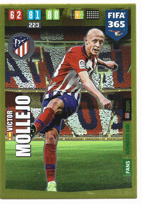 VICTOR MOLEJO - PANINI `FIFA 365` 2020 COLLECTION - FOIL `WONDER KID` TRADING CARD 87