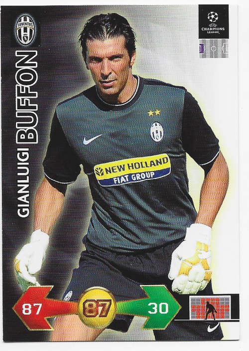 G. BUFFON (Juventus) - PANINI CHAMPIONS LEAGUE `S/STRIKES` 2009/10 - `BASE` TRADING CARD
