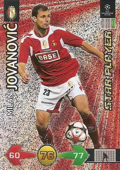 M. JOVANOVIC - PANINI `CHAMPIONS LEAGUE S/STRIKES` 2009/10 - FOIL `STAR PLAYER` TRADING CARD