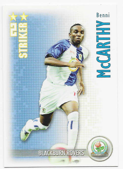 BENNI McCARTHY - MAGIC BOX `SHOOT OUT` 2006/07 - BASE TRADING CARD