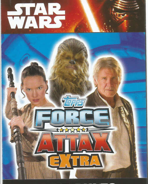 STAR WARS - TOPPS `STAR WARS FORCE ATTAX` EXTRA 2016 - COMPLETE 138 TRADING CARD SET - NO BINDER