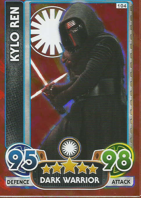 STAR WARS - TOPPS `STAR WARS FORCE ATTAX` EXTRA 2016 - COMPLETE 138 TRADING CARD SET - NO BINDER