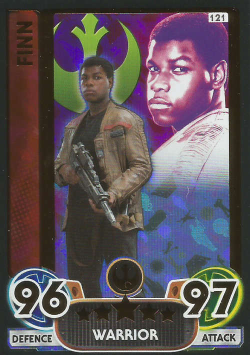 STAR WARS - TOPPS `STAR WARS FORCE ATTAX` EXTRA 2016 - COMPLETE 138 TRADING CARD SET - NO BINDER