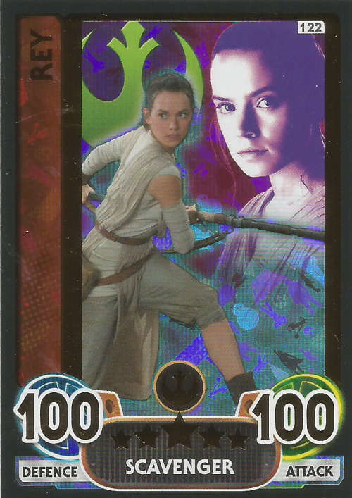 STAR WARS - TOPPS `STAR WARS FORCE ATTAX` EXTRA 2016 - COMPLETE 138 TRADING CARD SET - NO BINDER