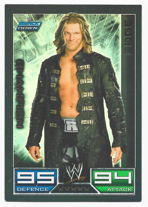 EDGE - TOPPS `SLAM ATTAX` 2008/09 1st SERIES - RARE FOIL `CHAMPION` TRADING CARD