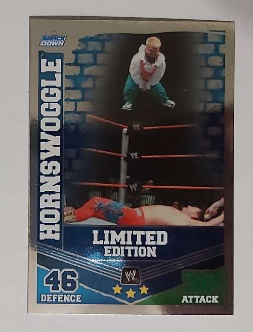 HORNSWOGGLE - TOPPS `SLAM ATTAX MAYHEM`  - FOIL `LIMITED EDITION` TRADING CARD