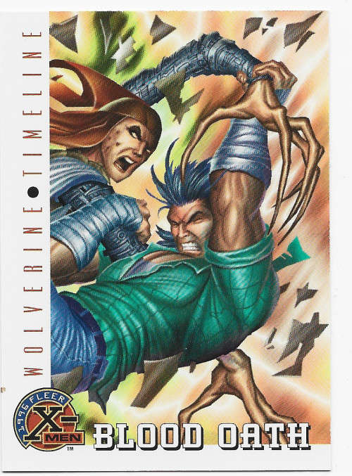 BLOOD OATH - MARVEL X-MEN 1996 - TRADING CARD 87