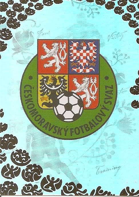 CHECH REPUBLIC - PANINI `UEFA EURO 2008 PREMIUM` COLLECTION - FOIL `LOGO` TRADING CARD 5