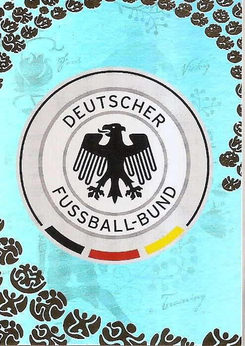 GERMANY - PANINI `UEFA EURO 2008 PREMIUM` COLLECTION - FOIL `LOGO` TRADING CARD 6