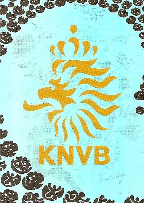 NETHERLANDS - PANINI `UEFA EURO 2008 PREMIUM` COLLECTION - FOIL `LOGO` TRADING CARD 13