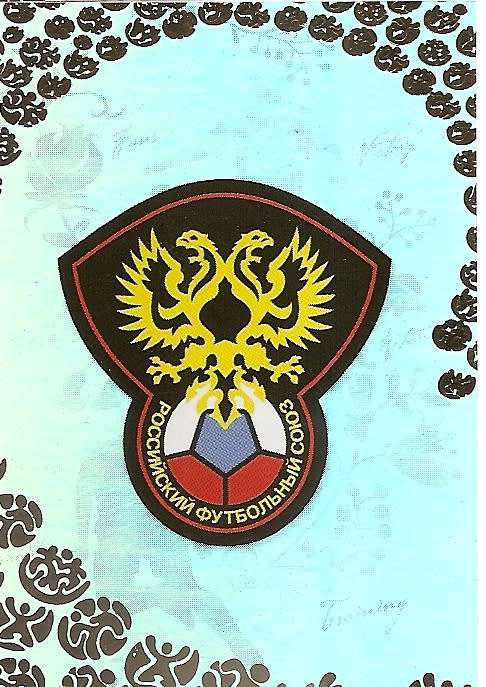 RUSSIA - PANINI `UEFA EURO 2008 PREMIUM` COLLECTION - FOIL `LOGO` TRADING CARD 18
