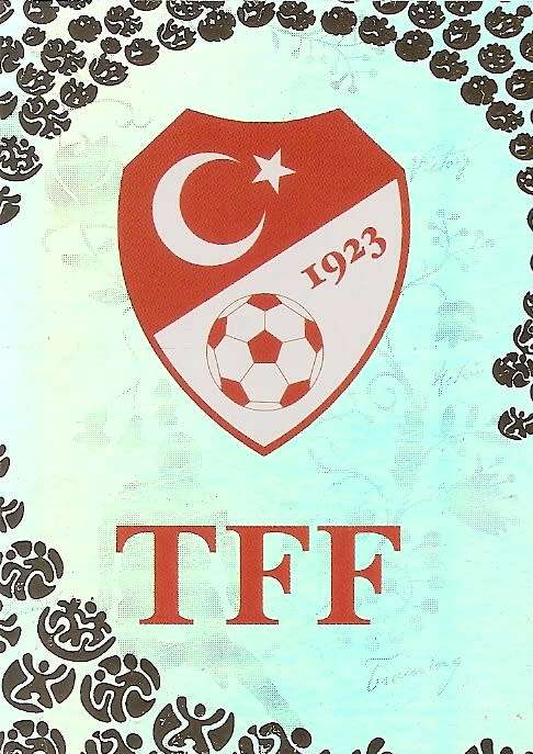 TURKEY - PANINI `UEFA EURO 2008 PREMIUM` COLLECTION - FOIL `LOGO` TRADING CARD 20