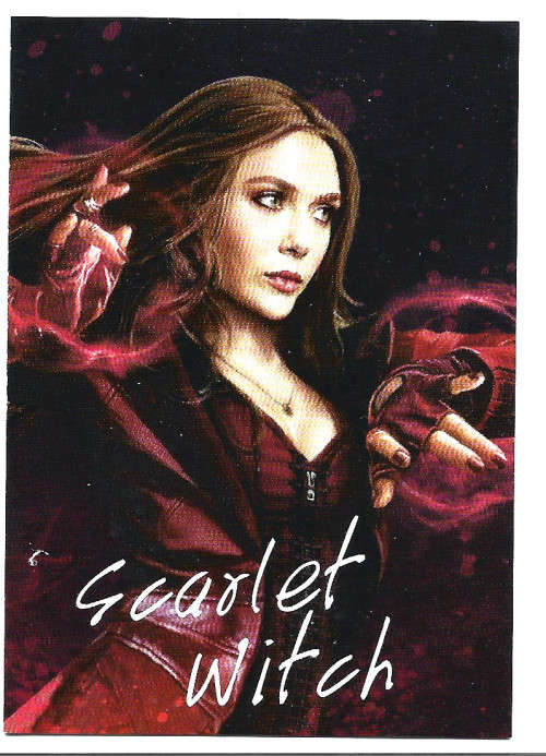 SCARLET WITCH - MARVEL `MARVEL CIVIL WAR 2016` - TRADING CARD 148