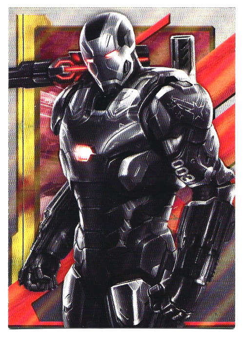 WAR MACHINE - MARVEL `MARVEL CIVIL WAR 2016` - FOIL TRADING CARD 49