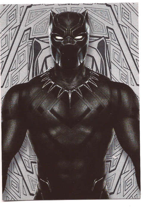 BLACK PANTHER - MARVEL `MARVEL CIVIL WAR 2016` - FOIL TRADING CARD 80