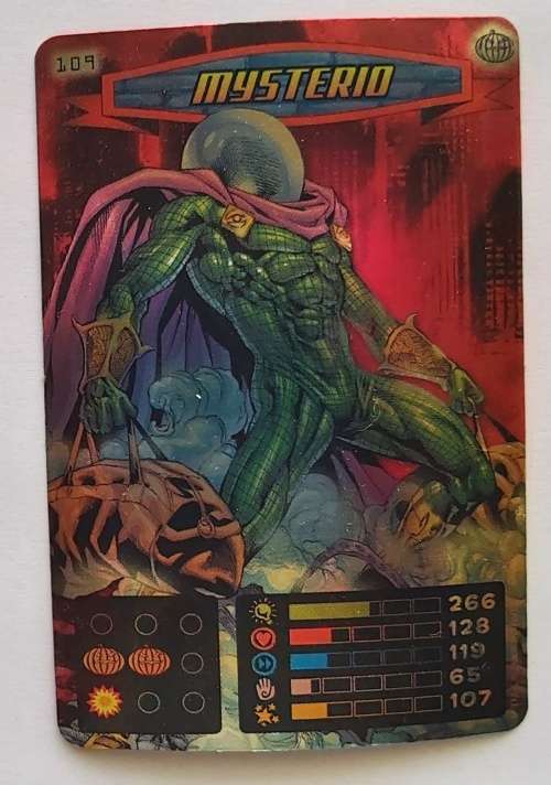 MYSTERIO - MARVEL `SPIDERMAN 2011 COLLECTION` - FOIL TRADING CARD 109