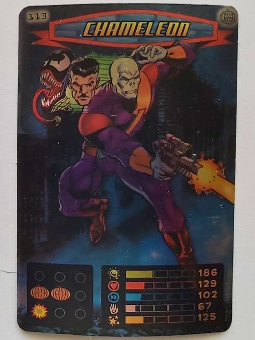 CHAMELEON - MARVEL `SPIDERMAN 2011 COLLECTION` - FOIL TRADING CARD 113