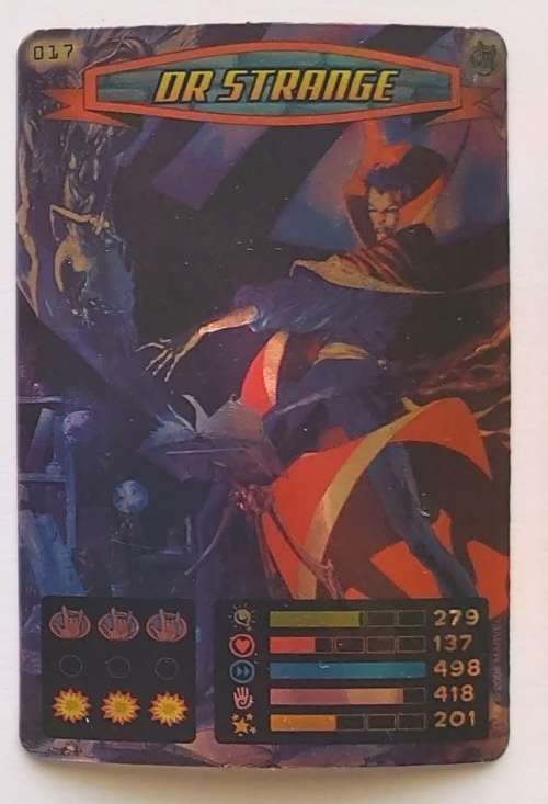 DR STRANGE - MARVEL `SPIDERMAN 2011 COLLECTION` - FOIL TRADING CARD 17
