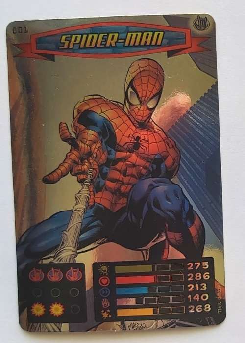 SPIDER MAN - MARVEL `SPIDERMAN 2011 COLLECTION` - FOIL TRADING CARD 1