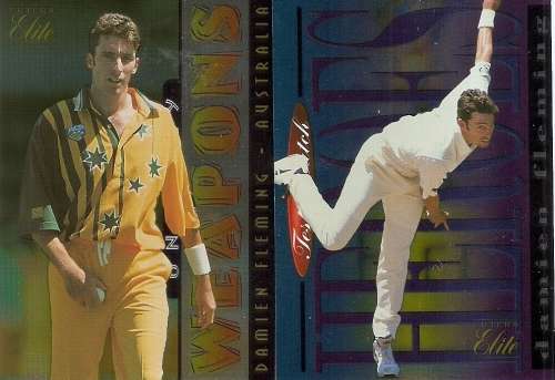 1996 FUTERA CRICKET PREMIUM ELITE COLLECTION  - SET of 59  `FOIL` Trading Cards - NO BINDER