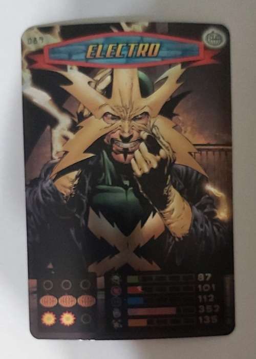 ELECTRO - MARVEL `SPIDERMAN 2011 COLLECTION` - FOIL TRADING CARD 89