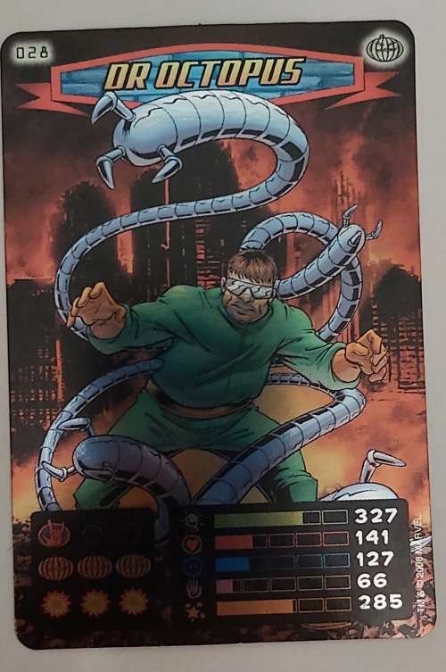 DR OCTOPUS - MARVEL `SPIDERMAN 2011 COLLECTION` - FOIL TRADING CARD 28
