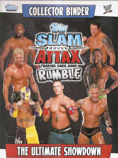 WWE SLAM ATTAX - TOPPS `SLAM ATTAX RUMBLE` 2011/12 - LOT of 50 `BASE`  TRADING CARDS