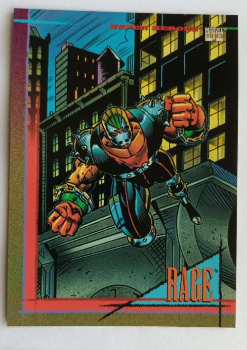 RAGE - MARVEL UNIVERSE 1993 TRADING CARD 25