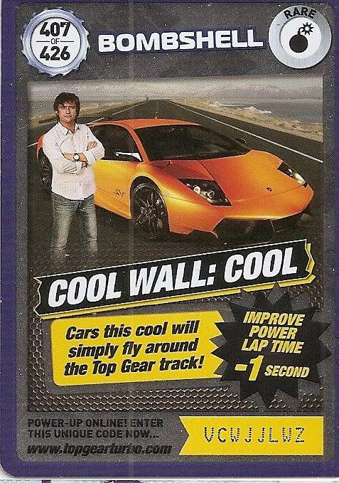 BOMBSHELL - `BBC` TOP GEAR TURBO CHALLENGE `EXTRA`  - `RARE` TRADING CARD 407