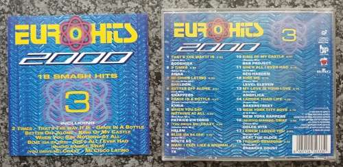 CLUB MUSIC CD - `EUROHITS 2000` - DANCE MUSIC CD in good condition