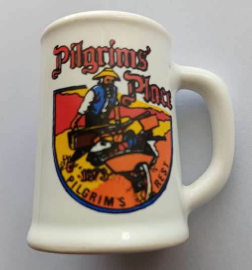 PILGRIM`S REST Souvenir Mini Beer Tankard 60mm Tall