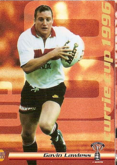 GAVIN LAWLESS (TRANSVAAL) - SPORTS DECK RUGBY COLLECTION  1996 - TRADING CARD 8