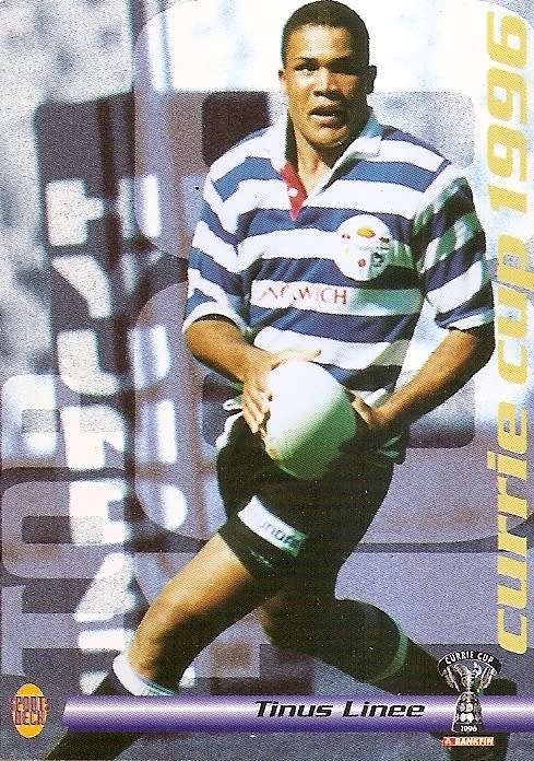 MARTHINUS LINEE (WP) - SPORTS DECK RUGBY COLLECTION  1996 - TRADING CARD 52