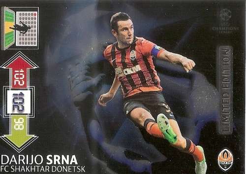 DARIJO SRNA - CHAMPIONS LEAGUE ADRENALYN XL 2012/13 - `VERY RARE` `LIMITED EDITION` CARD