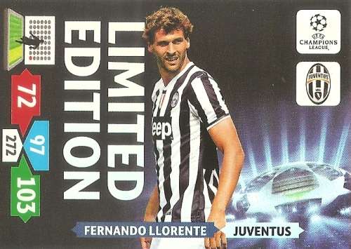 FERNANDO LLORENTE - PANINI CHAMPIONS LEAGUE 2013/14 - `LIMITED EDITION` TRADING CARD