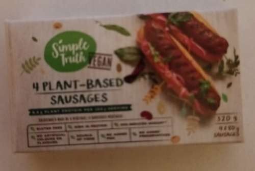 CHECKERS `LITTLE SHOP 3`  - SIMPLE TRUTH VEGAN SAUSAGES