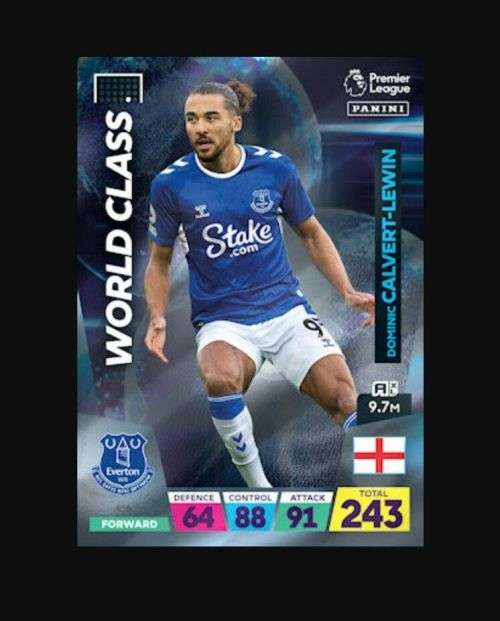 DOMINIC C. LEWIN - PANINI  English Premier League 2022/23 - `WORLD CLASS` TRADING CARD 456