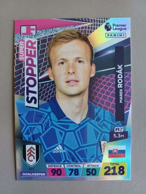 MAREK RODAK - PANINI  English Premier League 2022/23 - `SUPER STOPPER` TRADING CARD 373