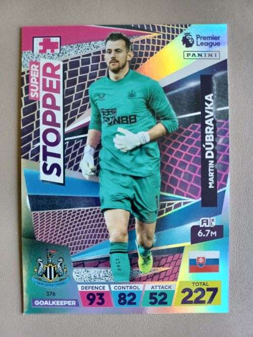 MARTIN DUBRAVKA - PANINI  English Premier League 2022/23 - `SUPER STOPPER` TRADING CARD 376