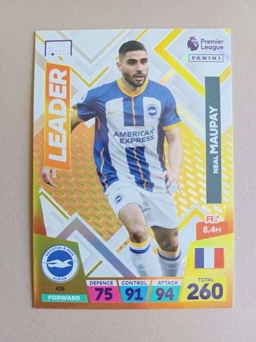NEAL MAUPAY - PANINI  English Premier League 2022/23 - `LEADER` TRADING CARD 435