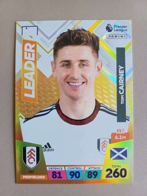 TOM CARNEY - PANINI  English Premier League 2022/23 - `LEADER` TRADING CARD 437