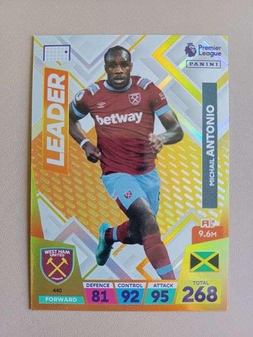MICHAEL ANTONIO - PANINI  English Premier League 2022/23 - `LEADER` TRADING CARD 440