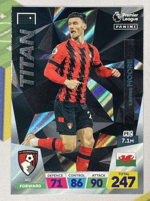 K. MOORE - PANINI  English Premier League 2022/23 - `TITAN` TRADING CARD 442