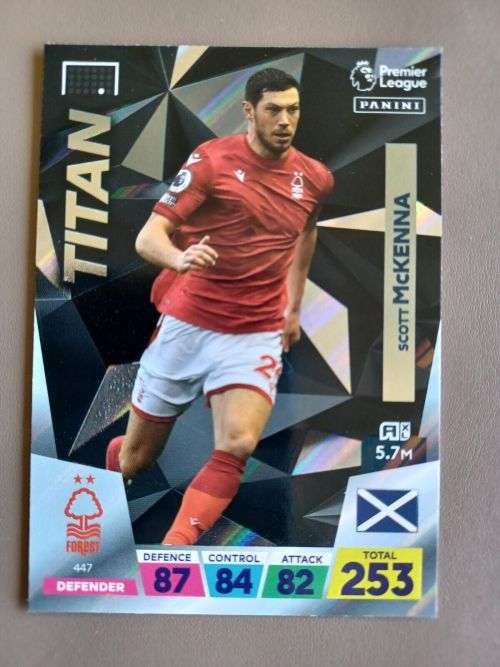 SCOTT McKENNA - PANINI  English Premier League 2022/23 - `TITAN` TRADING CARD 447