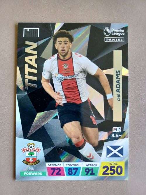 CHE ADAMS - PANINI  English Premier League 2022/23 - `TITAN` TRADING CARD 448