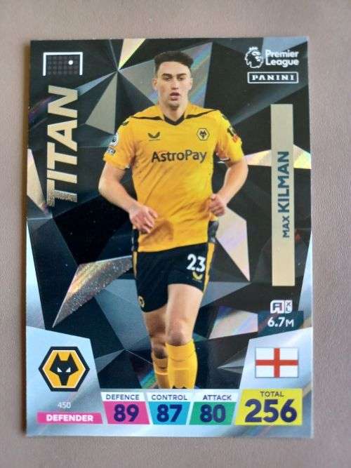 MAX KILMAN - PANINI  English Premier League 2022/23 - `TITAN` TRADING CARD 450