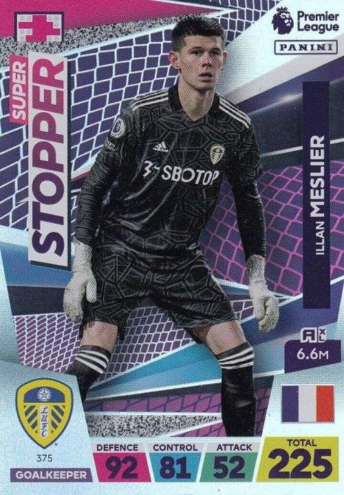 ILLAN MESLIER - PANINI  English Premier League 2022/23 - `SUPER STOPPER` TRADING CARD 375